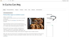 Desktop Screenshot of incucinaconmeg.com